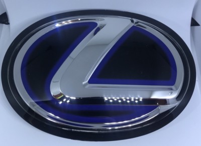 Boltemblem Lexus Front Grille Emblem – Fits IS250, IS350, GS350, RX350, ES350, RX450h, IS200t (2013-18) – Black Chrome