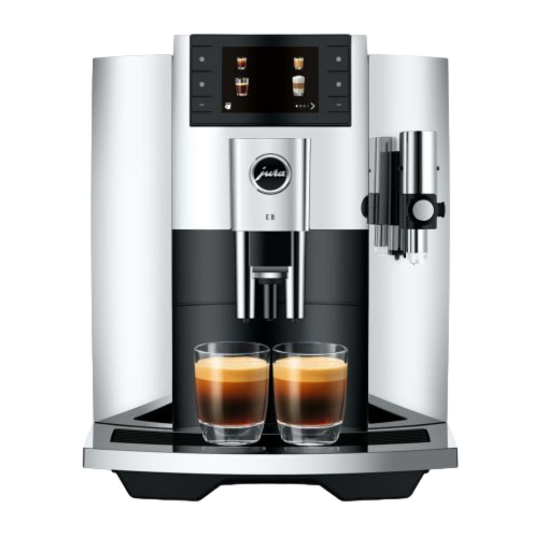 Williams Sonoma Jura E8 Automatic Espresso Machine (Piano White