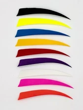 Trueflight Shield Cut Feathers - Left/Right Wing - 5 inch - Solid Color