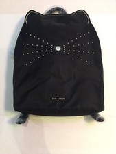 NEW Ted Baker Nylon Cat Black Backpack 115.00  Free Shipping
