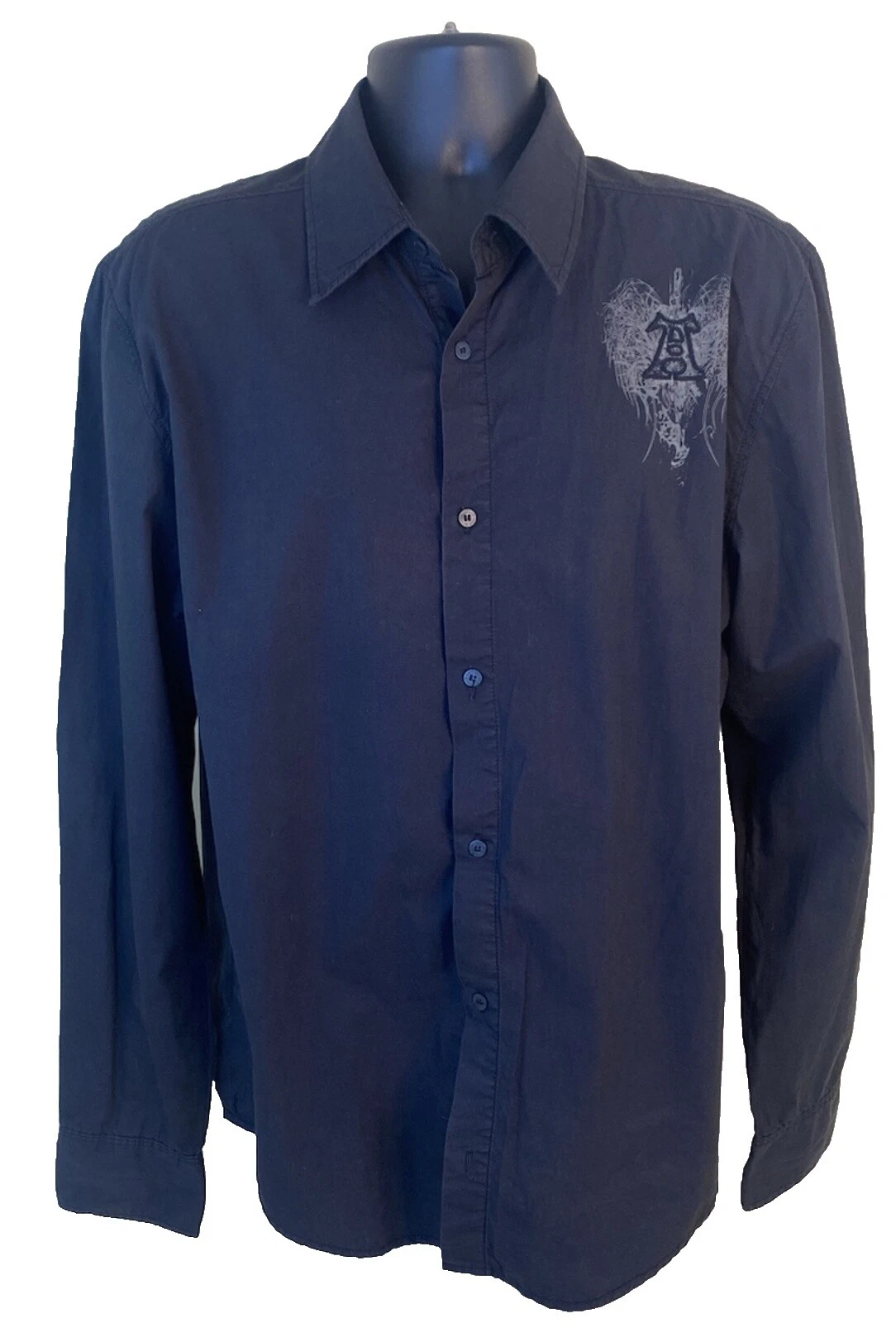 Buffalo Jeans Solid Dress Shirts for Men
