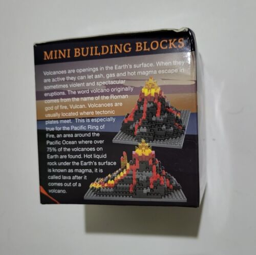 ✨️ MINI BUILDING BLOCKS Volcano - Brand New Sealed - 444 Pieces - Picture 3 of 5