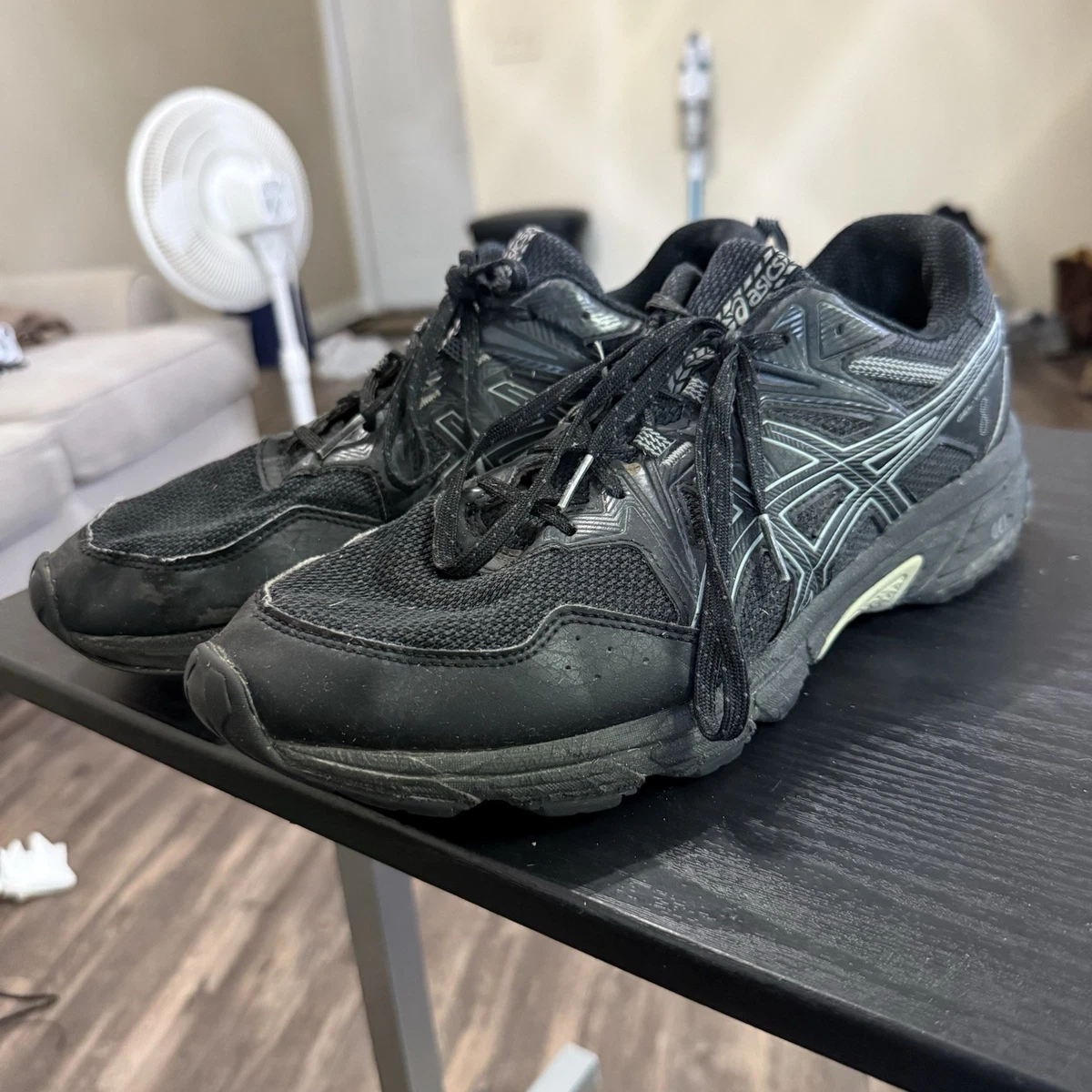 Asics Gel Venture 8 Mens 10 Wide Black Trail Running Sneakers 1012B761 ASICS Gel Venture 8 Black for Sale | Authenticity Guaranteed  main image 4