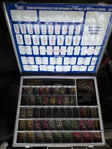 Lab Repinning Kit  For  Best A2 System Lock Cylinders