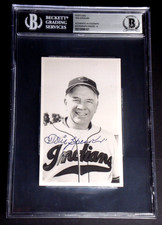 TRIS SPEAKER SIGNED PHOTOGRAPH BECKETT GRADE 9 MINT CERTIFIED AUTOGRAPH BASEBALL