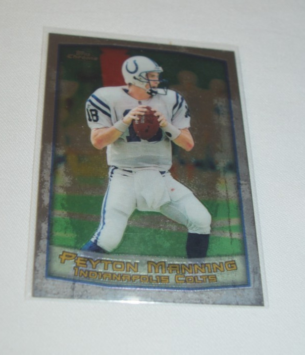 1999 TOPPS CHROME - PEYTON MANNING INDIANAPOLIS COLTS QB. CARD 120
