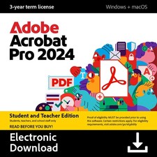 Acrobat Pro 2024 Student  Teacher Edition
