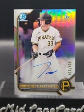 2023 Bowman Chrome Tres Gonzalez Auto #CDA-TG Refractor /499