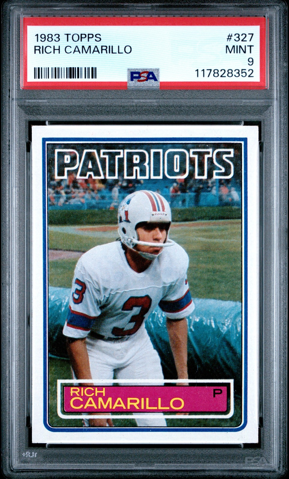 1983 TOPPS #327 RICH CAMARILLO PSA 9