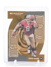 STEVE YOUNG 2000 DONRUSS ZONING COMMISSION GOLD #ZC-16 /1000 49ERS Q4697