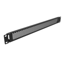 1U Hinged Perforated Blank Rack Mount Panel Spacer for 19 inch Server Rack En...