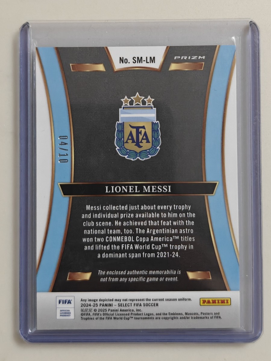 /25 PSA10 LIONEL MESSI PANINI SELECT メッシ Lionel Messi 2016 Panini Select Soccer Card #2 Graded PSA 10