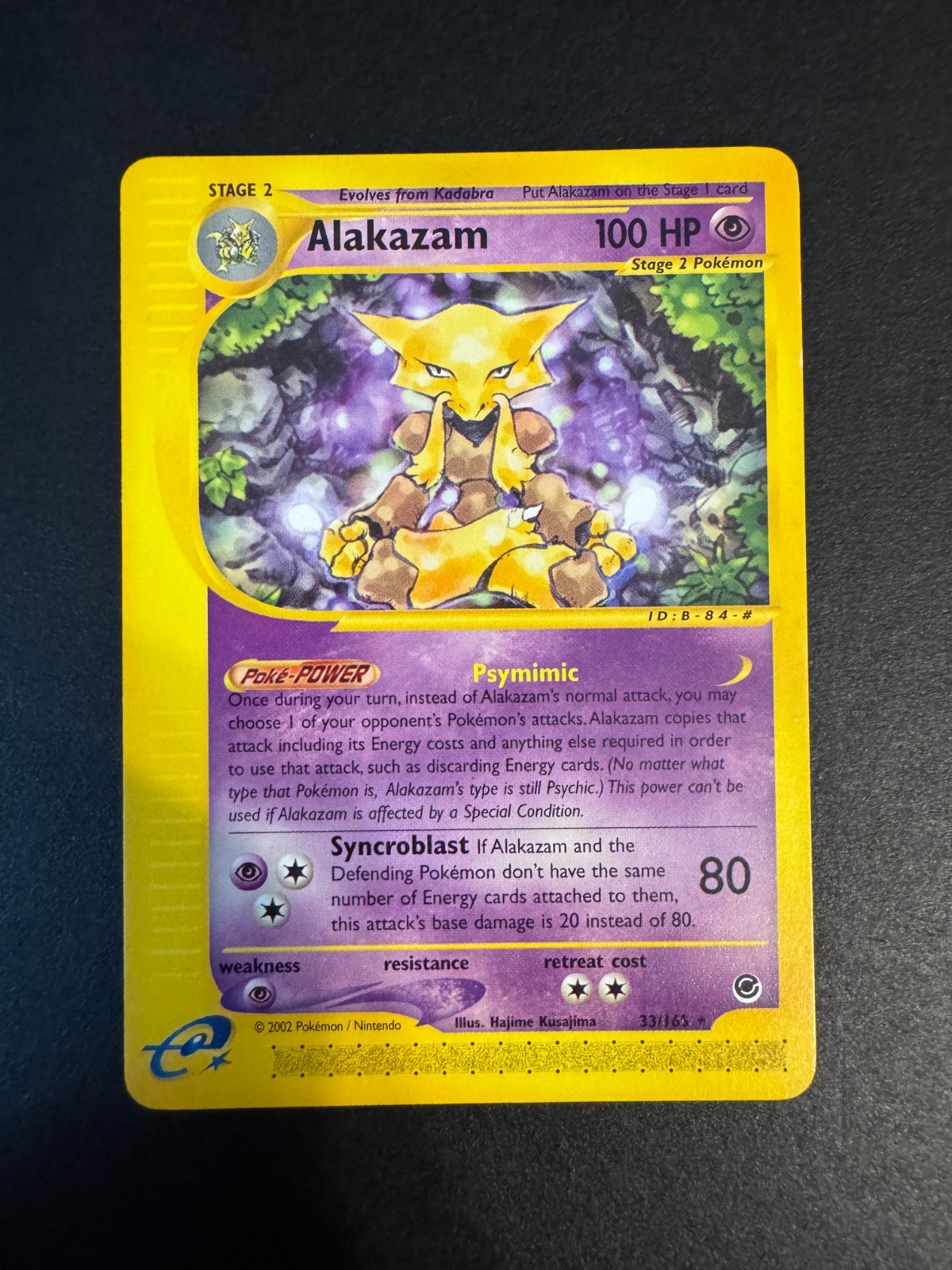 Alakazam 33/165 - Expedition Non-Holo Rare Pokemon TCG LP