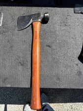 NOS Ugly Sears Craftsman USA 48286 M 28oz Hatchet Hammer w/ Wood Handle Roofing