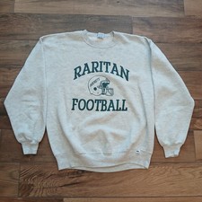 Vintage Russell Athletic Sweatshirt Mens Extra Large Raritan Football USA 90s