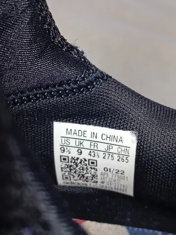 Adidas Trae Young 1  Black Excellence Team College Purple Rayford Men's 9 - Image 3 of 4