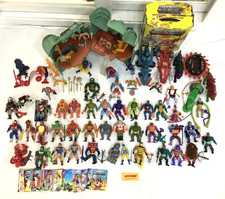 VINTAGE MATTEL MASTERS OF THE UNIVERSE MOTU FIGURE PLAYSET AND VEHICLE PARTS LOT