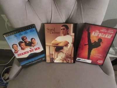 Inspirational Family DVD Bundle Stand by Me  Stand and Deliver  The Karate Kid