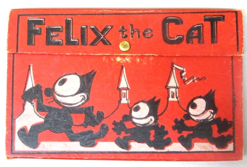 1931 Pat Sullivan FELIX THE CAT pencil box American Pencil Co. #18J9  wb