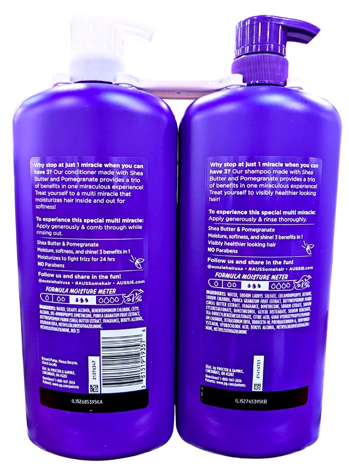 Champú y acondicionador Aussie Multi Miracle 2 paquetes x 39,9 fl oz EXP 07/2027 Foto 2 de 4