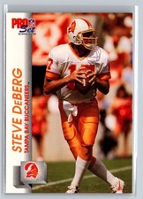 1992 Pro Set #663a Steve DeBerg Tampa Bay Buccaneers