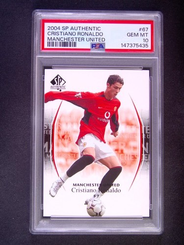 2004 Upper Deck UD SP Authentic Cristiano Ronaldo #67 Manchester United PSA 10