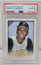 2018 Topps Gallery Pop 3 ROBERTO CLEMENTE PSA 10 GEM MINT