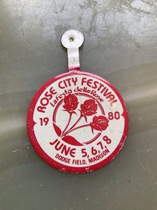 Vtg. Rose City Festival June 5,6,7 & 8, 1980 Dodge Field, Madison NJ