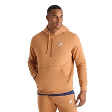 Nike Club Fleece 2 PC Caramel Sweatsuit Mens Size M Tracksuit Hoodie Outfit NWT