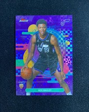 2025-26 Topps Finest Uncommon Ace Bailey RC #105 Purple X-Fractor 67/99 RB60