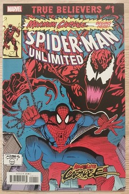 True Believers: Absolute Carnage Maximum Carnage #1 2019 Reprint Spider-Man B4P3