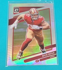 2021 Donruss Optic Holo #193 Nick Bosa San Francisco 49ers FOOTBALL Card d