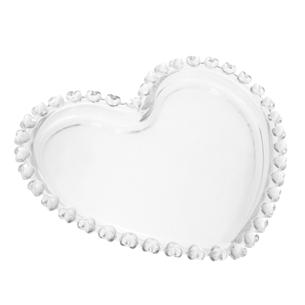 Herzförmige Flache Platte Dekorative Lebensmittelschale Dessertschalen