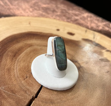 Sundance catalog silver " So long labradorite ring" size 6.5