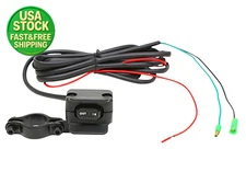 Universal ATV UTV Winch Handlebar Mount Mini Thumb Switch Rocker Switch