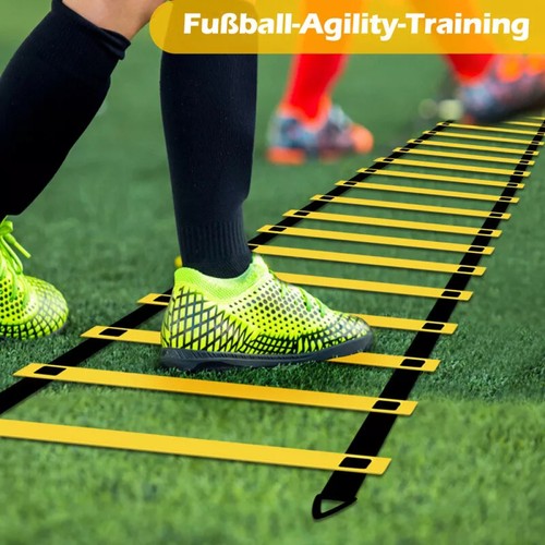 Agility Training Koordinationsleiter Markierungshütchen Fußball Hürden Set. - Bild 5 von 17