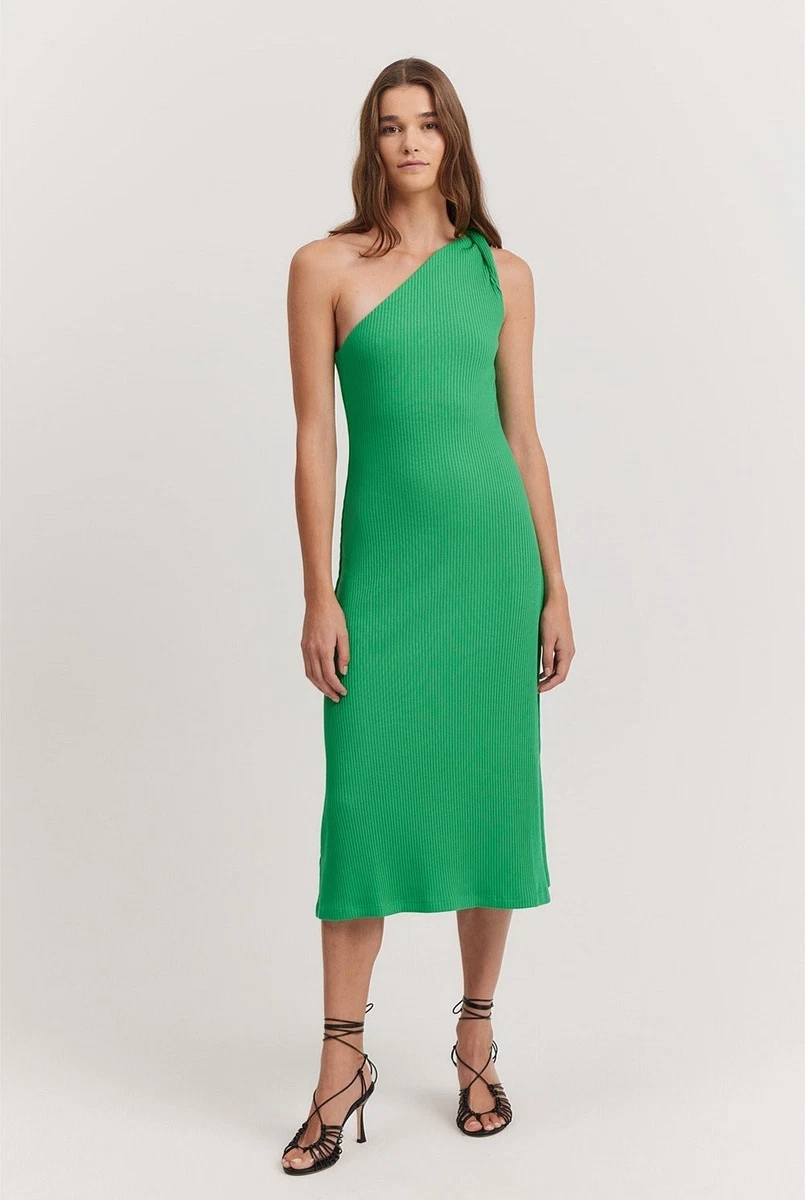 asymmetric cut-out halterneck midaxi dress RARE London Women's RARE London Women's White Textured Cut Out Halter Midaxi Dress 16