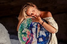 Tamburo sacro vegano "Forest Nymph", tamburo sciamanico delle streghe,...