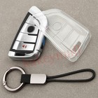 Transparent  Key Fob Case Cover For BMW 1 2 3 4 5 6 Series X1 X2 X3 X4 X5 X6 X7