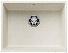 Blanco 527878 Taidan 500 Samos 1 Bowl Composite Sink Soft White Undermount NEW