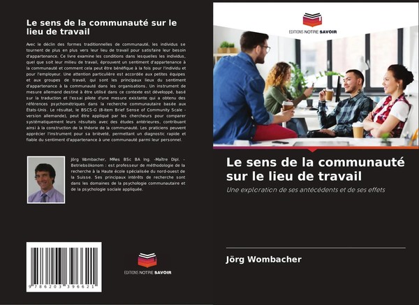 JöRg Wombacher | Le Sens De La Communauté Sur Le Lieu De Travail | Taschenbuch-image