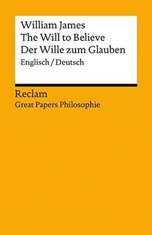The Will to Believe / Der Wille zum Glauben: Englis... | Buch | Zustand sehr gut