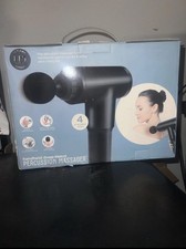 VivaSpa Handheld Deep Tissue Percussion Massager Cordless Rechargeable With Bag