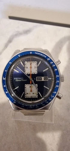 Seiko Kakume 6138-0030 Vintage Chronograph From Oct 1976 Original Condition