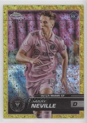 2023 Chrome MLS Gold Mini-Diamond Refractor 26/50 Harvey Neville Rookie RC 5b1