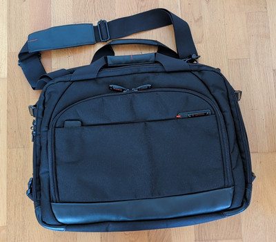 SAMSONITE PRO DLX 15,6'' große Laptoptasche  Aktentasche schwarz viele Fächer