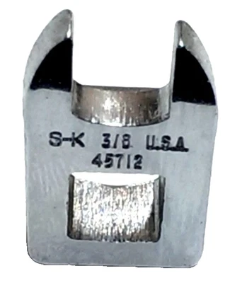 S-K Tools 3/8" Crowfoot Wrench Chrome 3/8" Drive 45712 SK *MADE IN THE USA* - Image 1 of 4