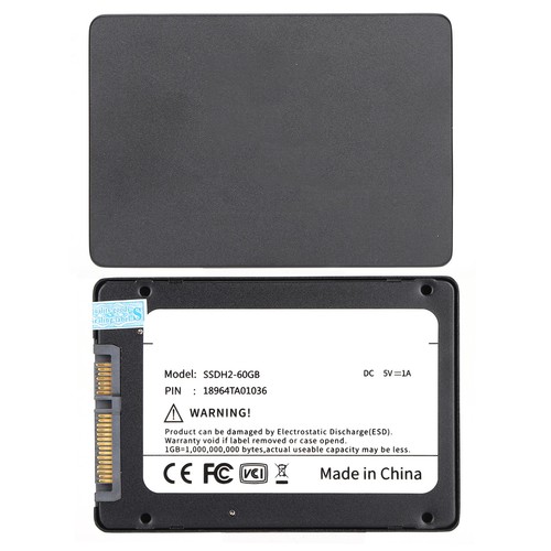 Hsthe Sea 2.5in SSD Black High Speed Metal Hard Drive For Desktop Computer La FY - Afbeelding 15 van 31