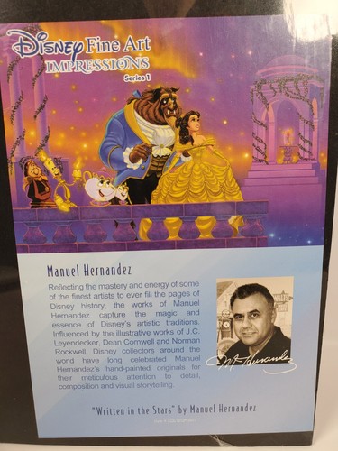 Stampa Disney Fine Art Impressioni - La Bella e la Bestia di Manueal Hernandez - Foto 2 di 2