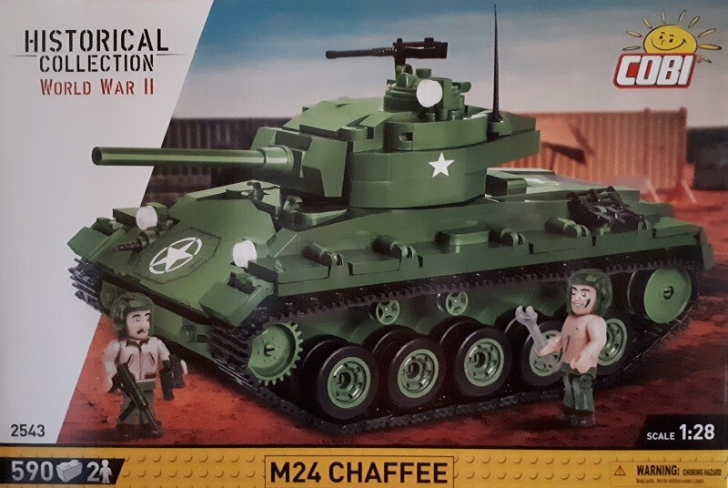 COBI 2543 - Historical Collection - M24 CHAFFEE - 590 Teile